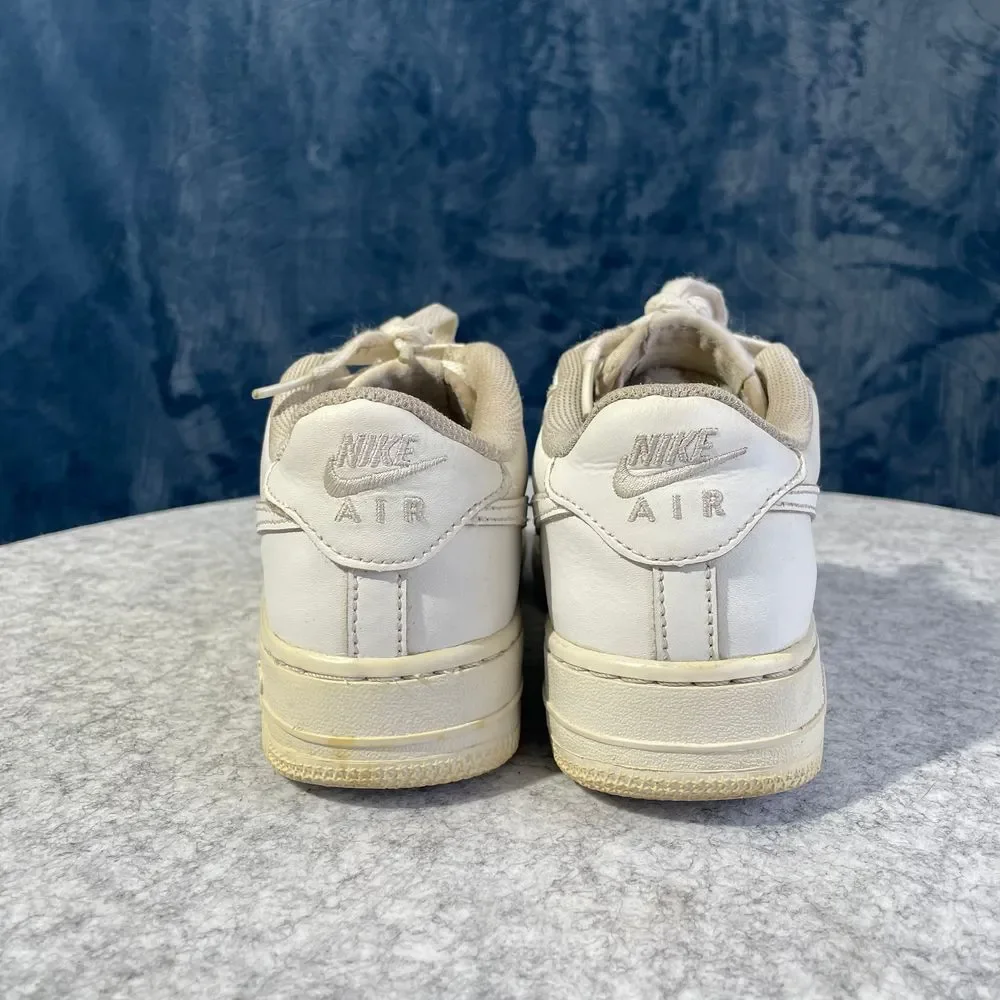 Nike Air‎ Force 1 Triple White 314192-117 Youth US Size 4.5Y Sneaker Shoes